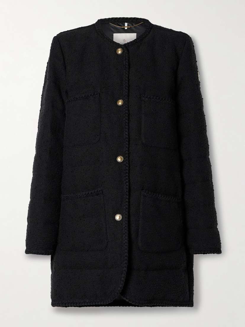 Moncler Epafo Cotton-blend Bouclé Padded Jacket