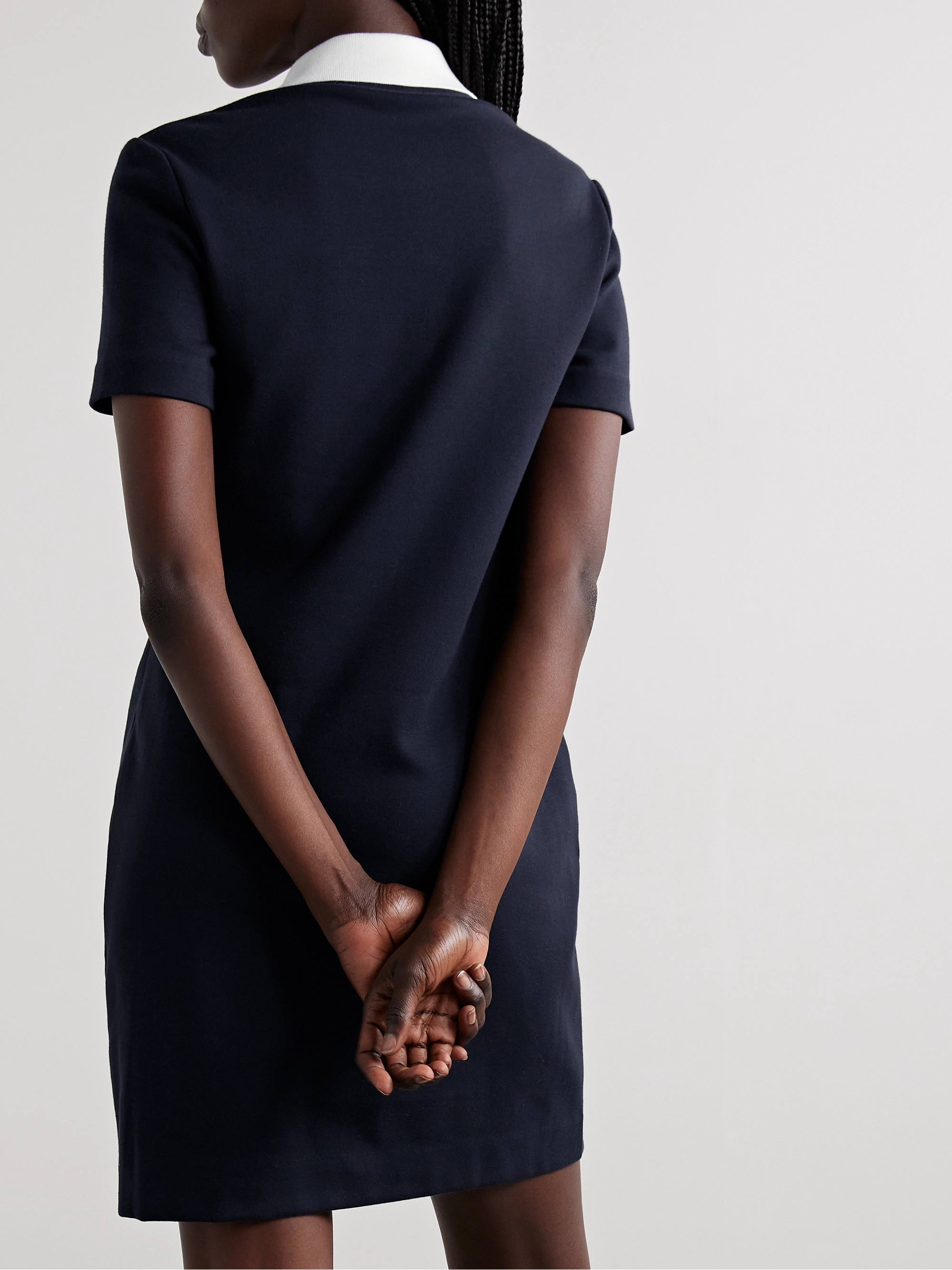 Moncler Cotton-blend jersey mini dress thumbnail