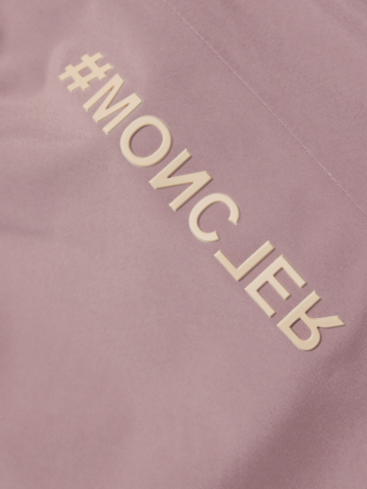 Moncler Shell Tapered Pants In Pink