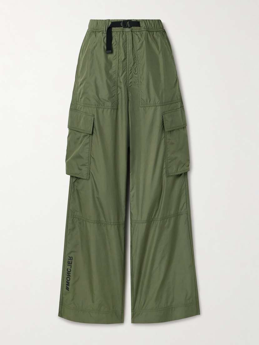 Moncler Grenoble Belted Ripstop Cargo Pants