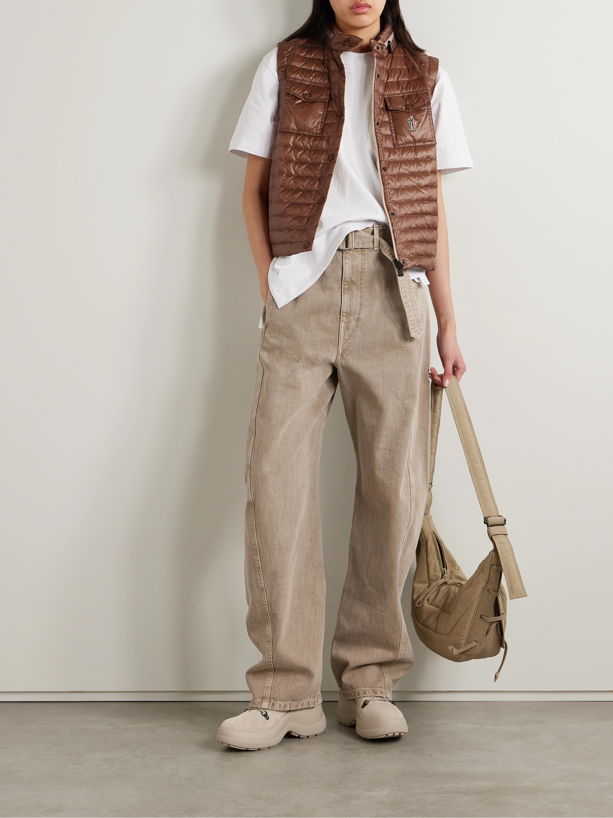 MONCLER GRENOBLE Gumaine quilted ripstop down vest