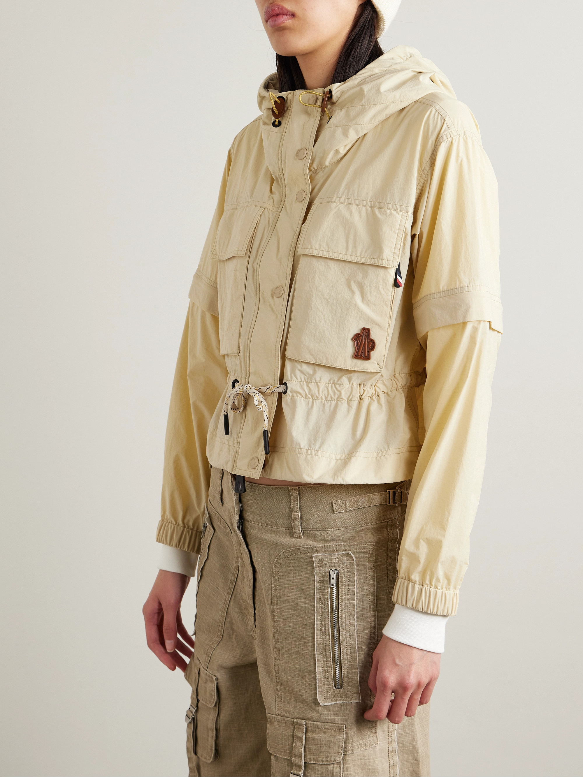 MONCLER GRENOBLE - Limosee hooded crinkled-shell jacket | Plush