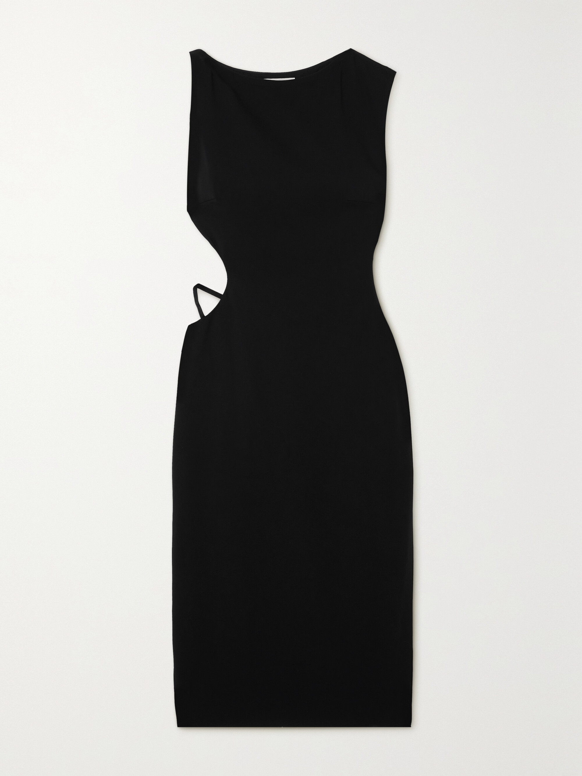 St. Agni + NET SUSTAIN Arc cutout stretch-crepe midi dress
