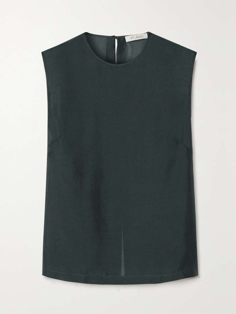 St. Agni Silk-gauze Vest