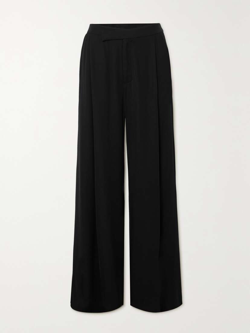 St. Agni Twill Wide-leg Pants - x large