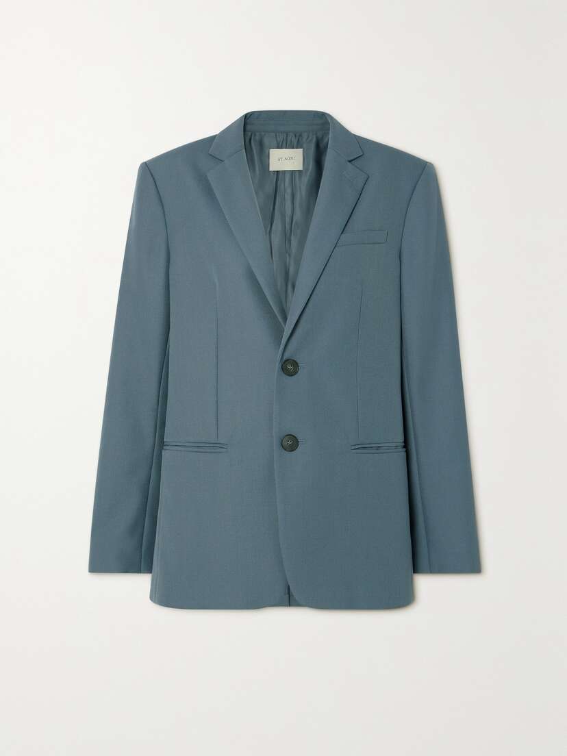 St. Agni + Net Sustain Carter Oversized Recycled-twill Blazer - x large