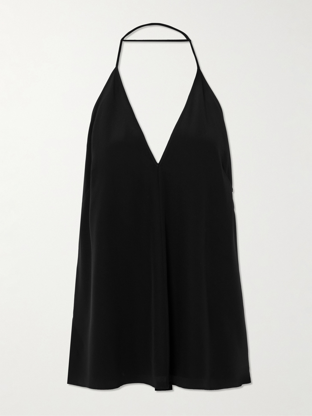 Totême Silk Crepe De Chine Camisole In Black