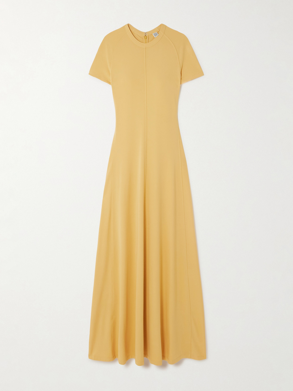 TOTEME - Stretch-jersey Maxi Dress - Yellow