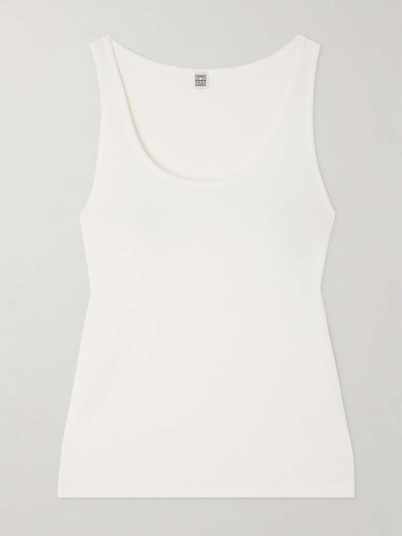 TOTEME Ribbed Stretch Organic Cotton-jersey Tank -  - x large