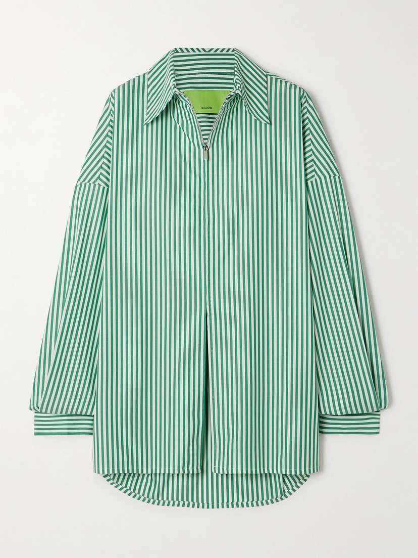 GAUGE81 Cosala Striped Cotton-poplin Shirt