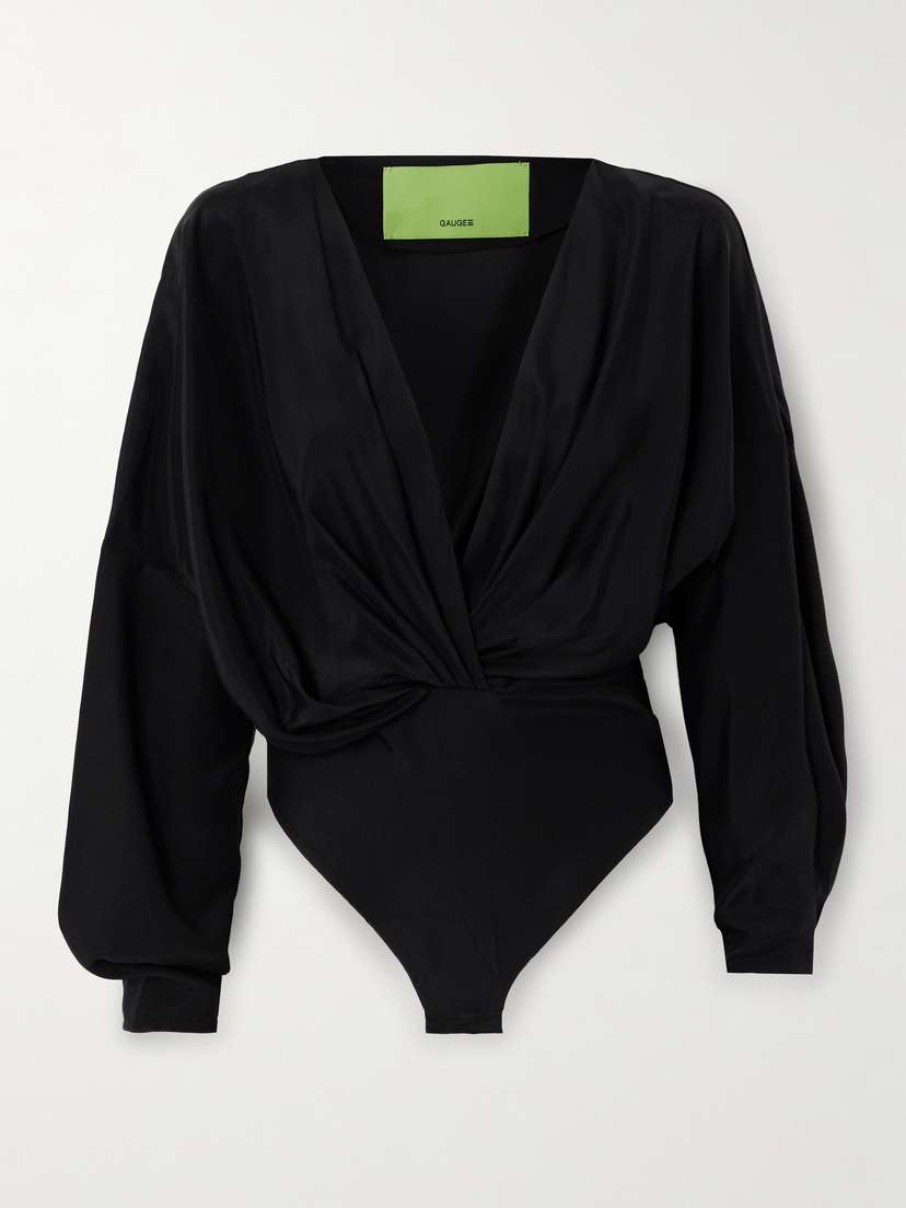 GAUGE81 Nabi Silk-satin Bodysuit