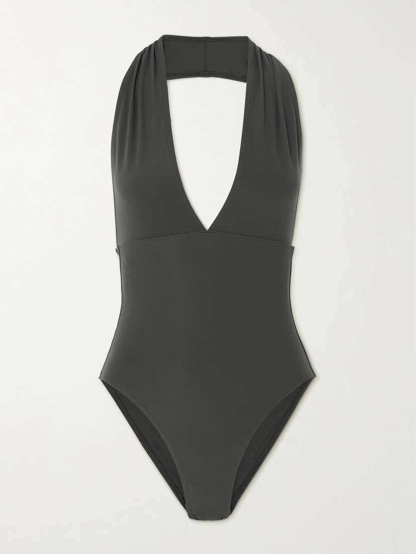 TOTEME Recycled Halterneck Swimsuit - x large