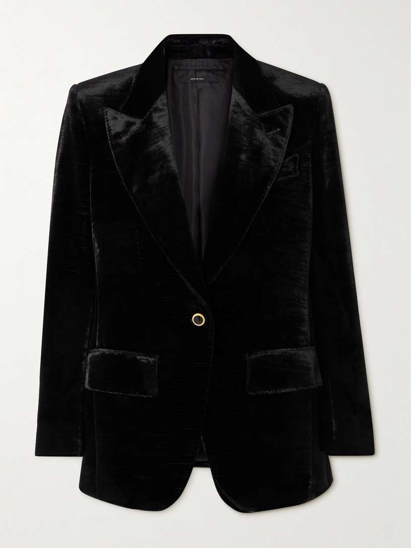 Tom Ford Wool-blend Velvet Blazer