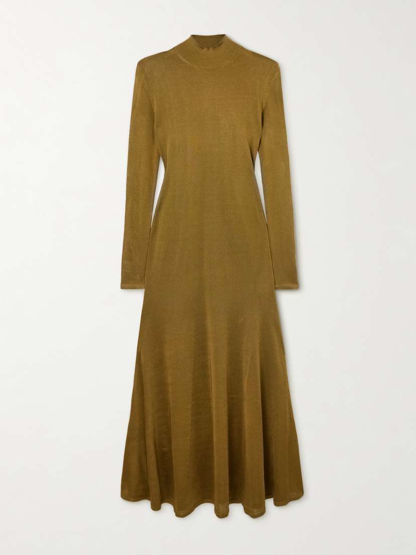Tom Ford Jersey Turtleneck Gown