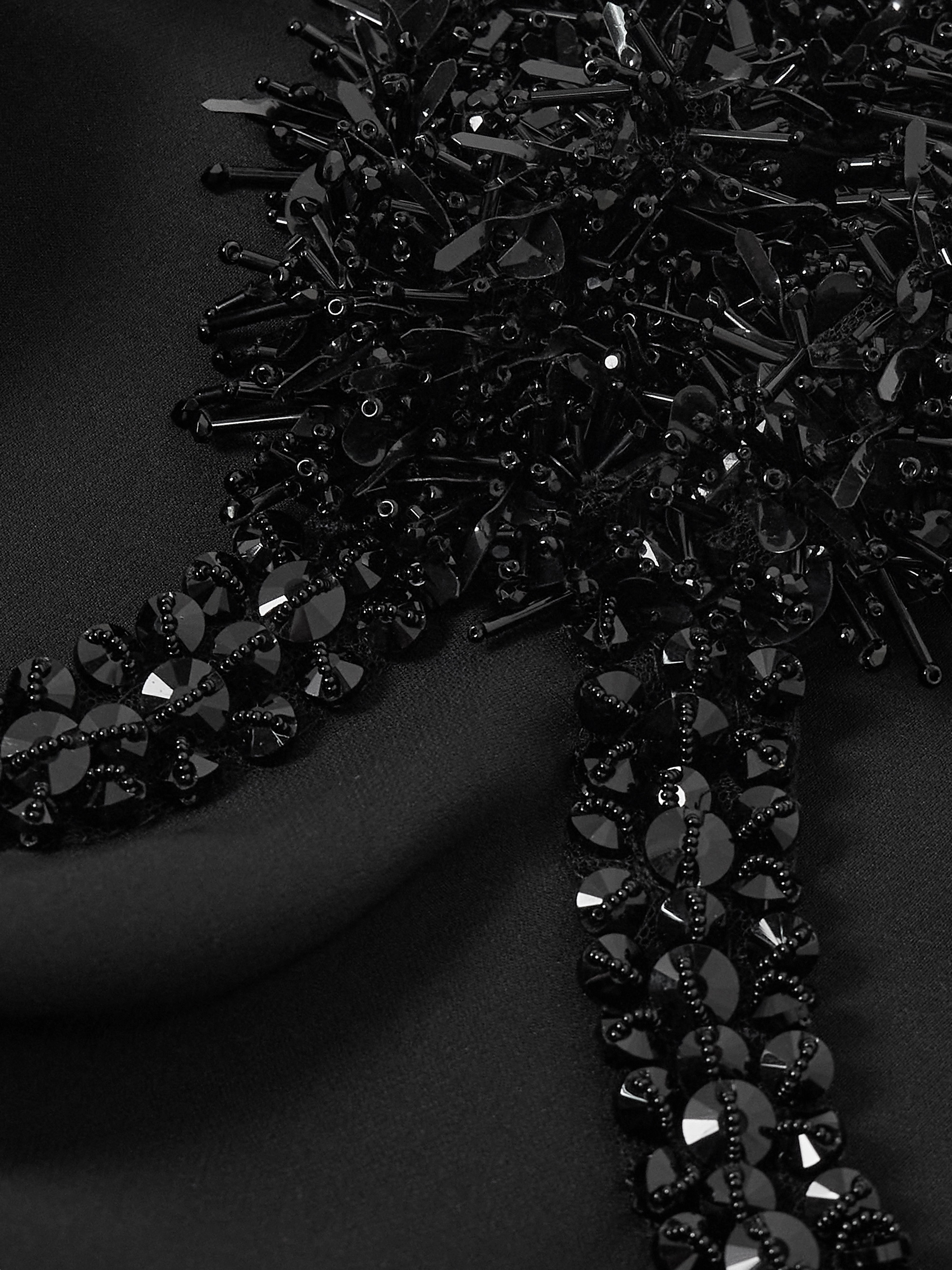 Tom Ford Embellished silk-blend halterneck gown thumbnail