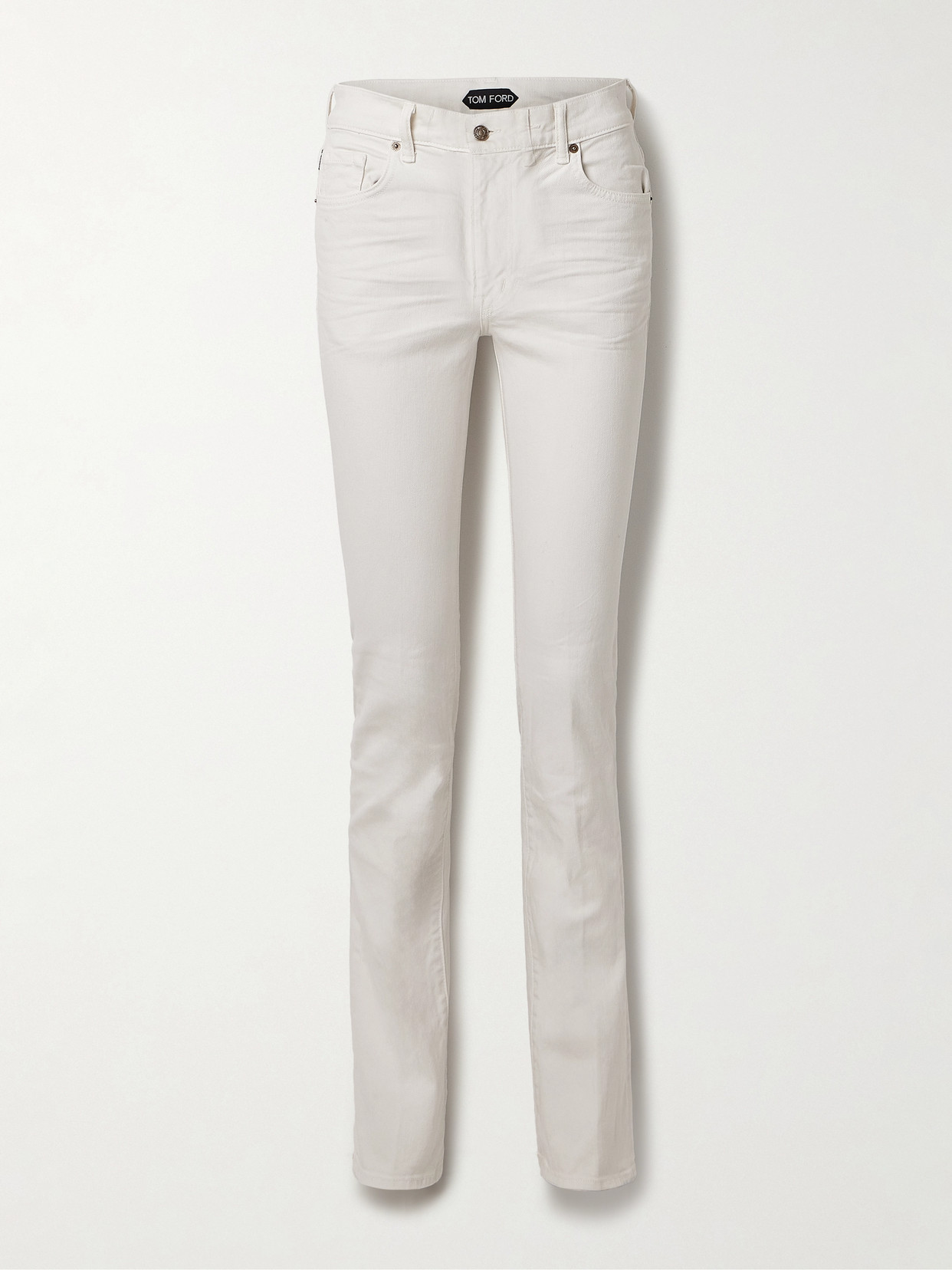 TOM FORD - High-rise Flared Jeans - White