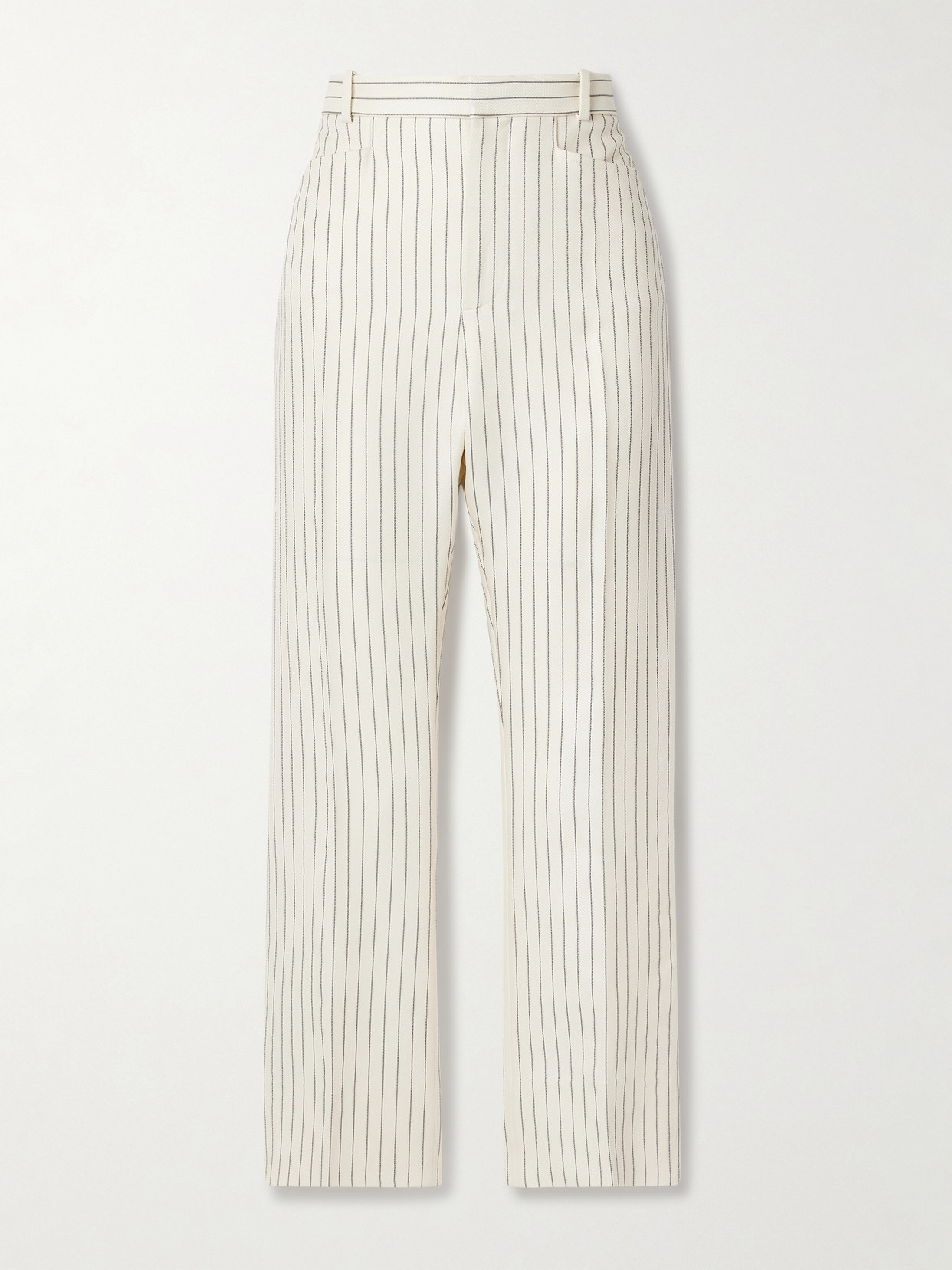 Tom Ford Pinstripe Pants In Neutral