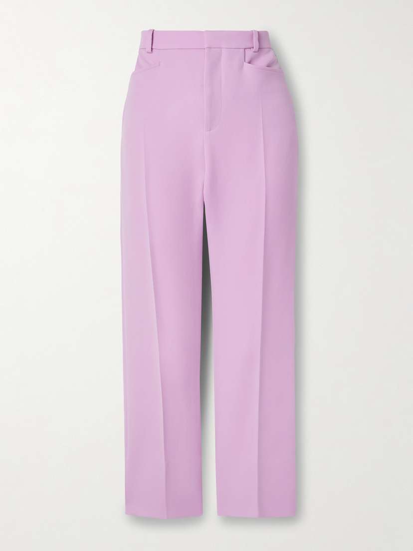 Tom Ford Wool And Silk-blend Twill Skinny Pants