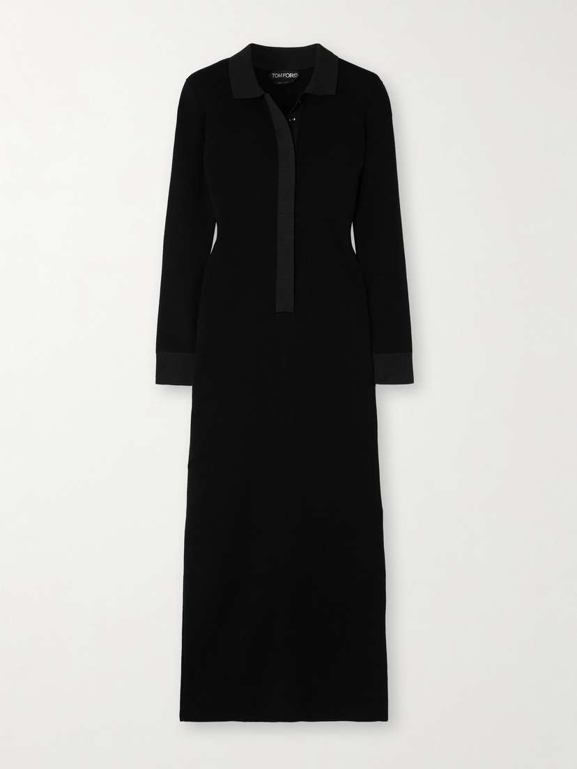 Tom Ford Wool-blend Midi Dress