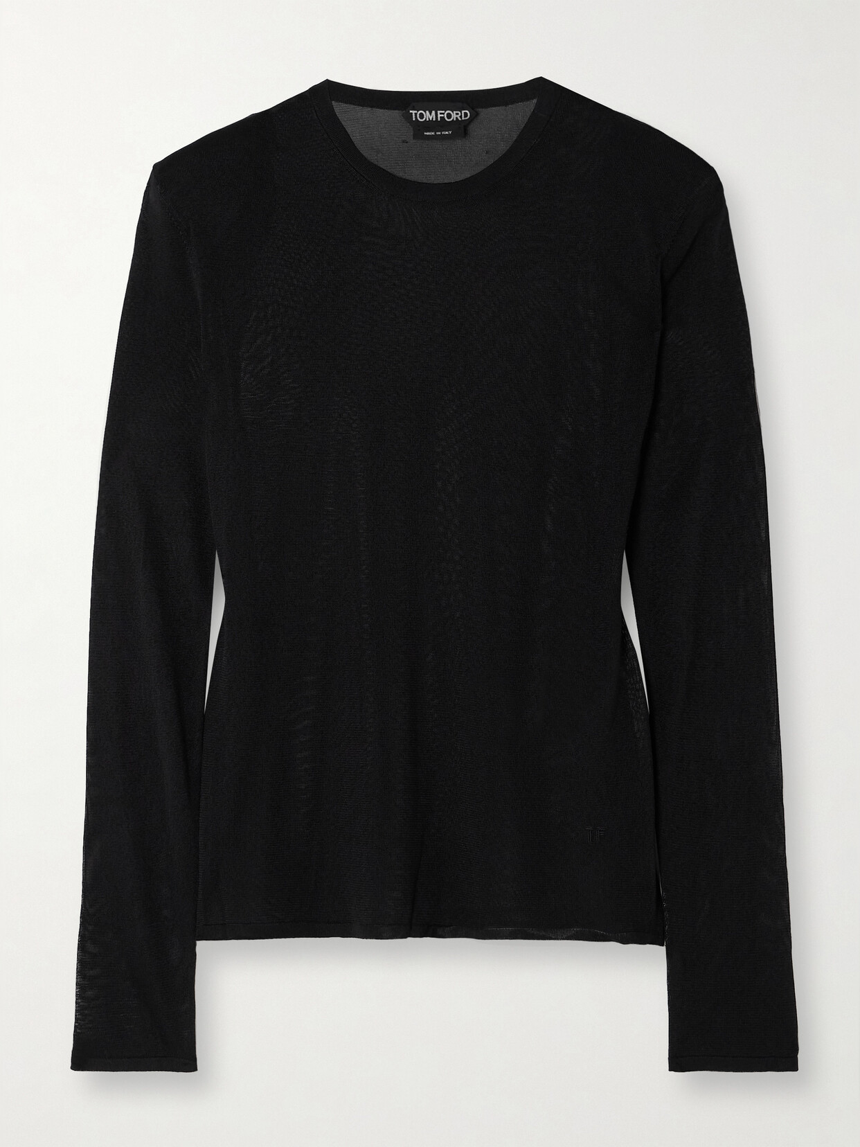 Tom Ford Jersey Top In Black