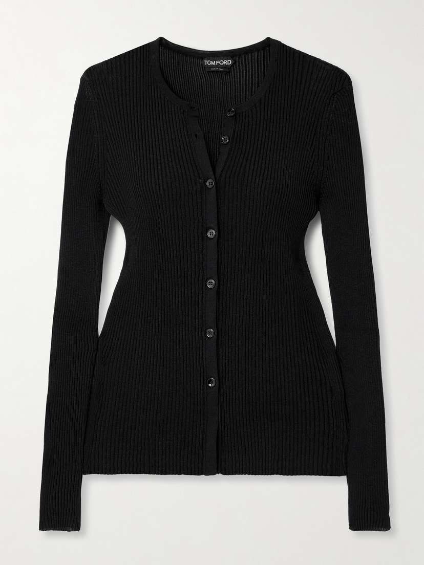 Tom Ford Ribbed-knit Cardigan