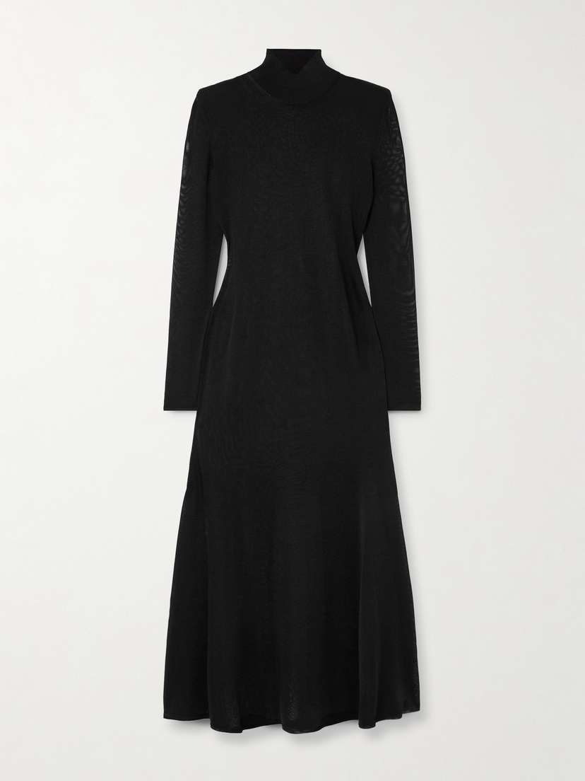 Tom Ford Jersey Turtleneck Gown
