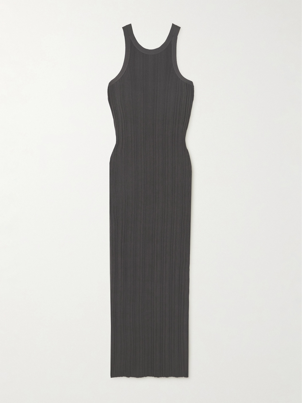 TOTEME - Ribbed-knit Maxi Dress - Black