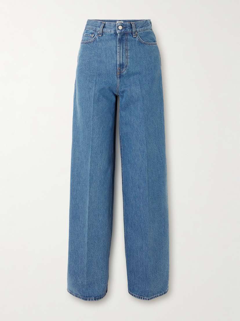 TOTEME High-rise Wide-leg Organic Jeans