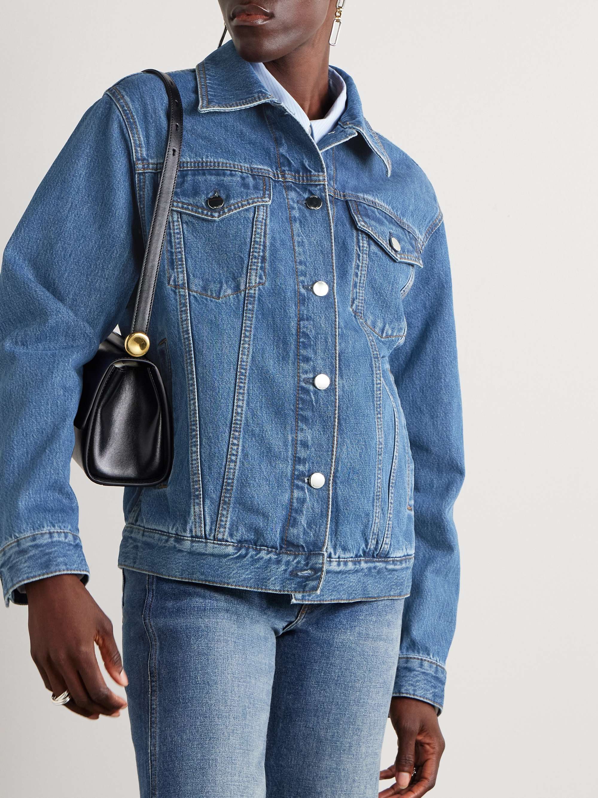 TOTEME Organic denim jacket NETAPORTER