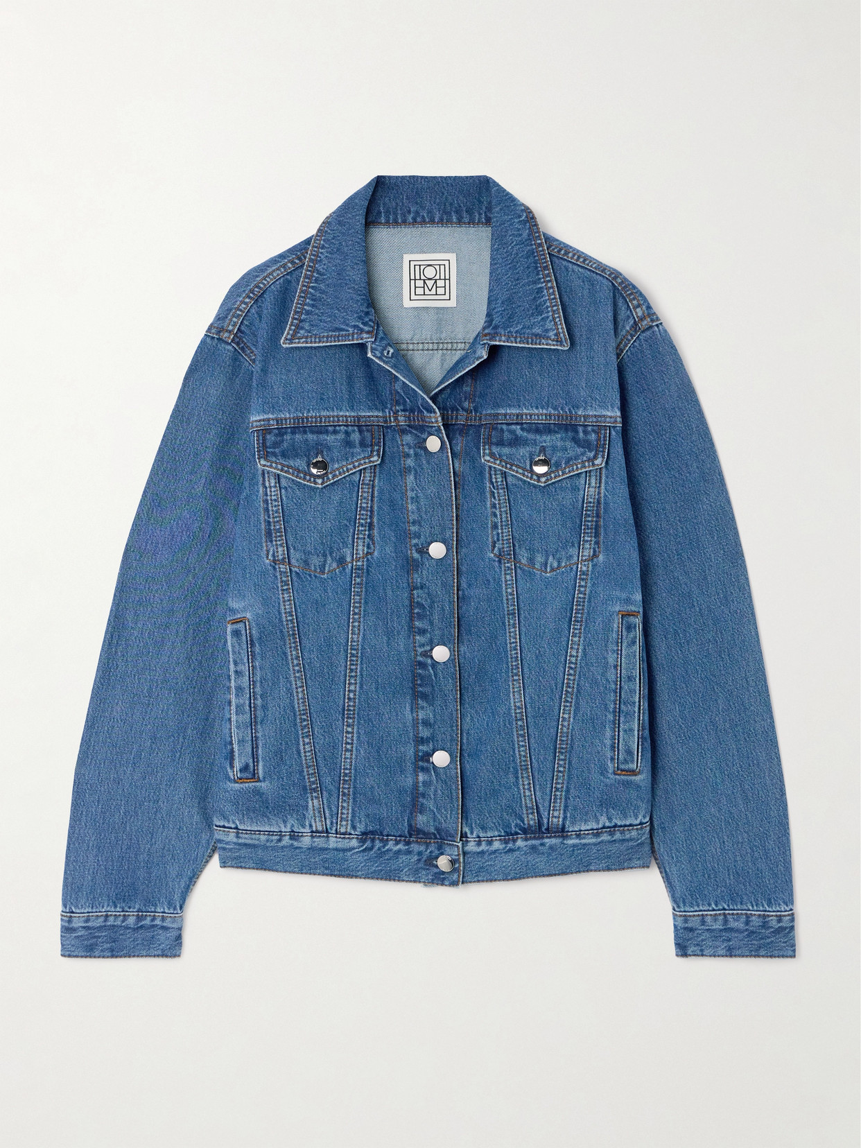 TOTEME - Organic Denim Jacket - Blue