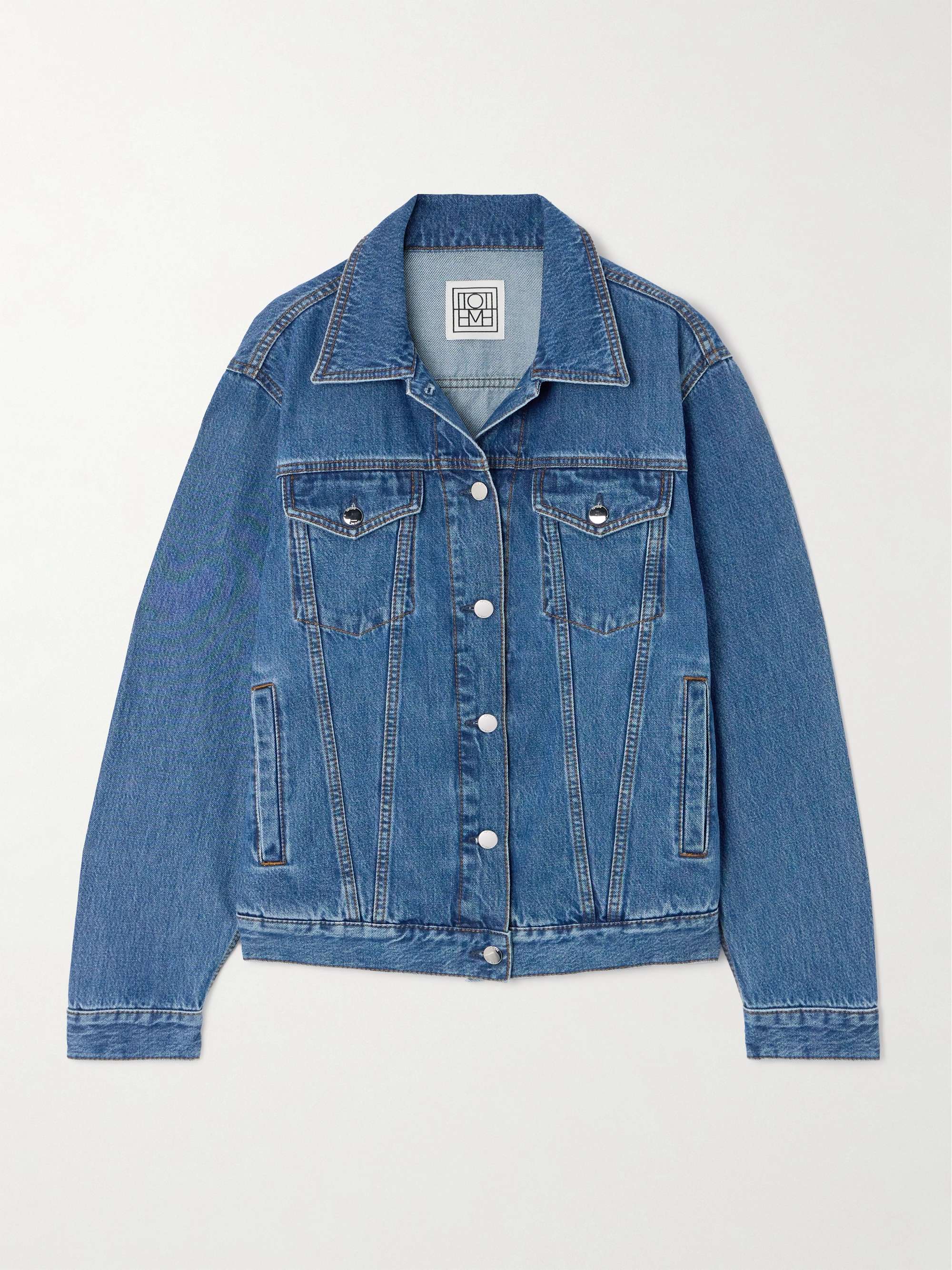 TOTEME Organic denim jacket | NET-A-PORTER