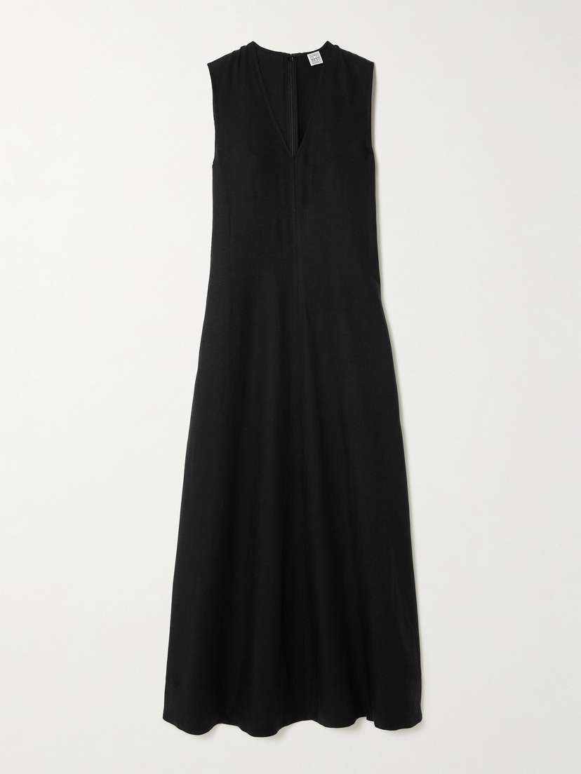 TOTEME + Net Sustain Lyocell And Linen-blend Maxi Dress