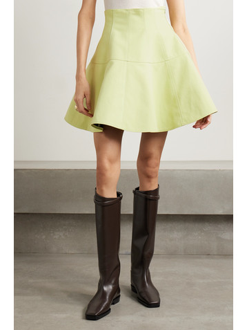 Ulla Johnson Kiara paneled cotton mini skirt