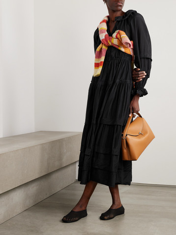 Ulla Johnson Ethel tiered cotton and silk-blend voile midi dress