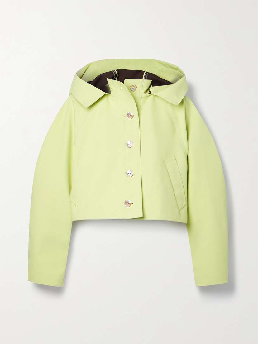 Ulla Johnson Yves Cropped Cotton Hooded Jacket