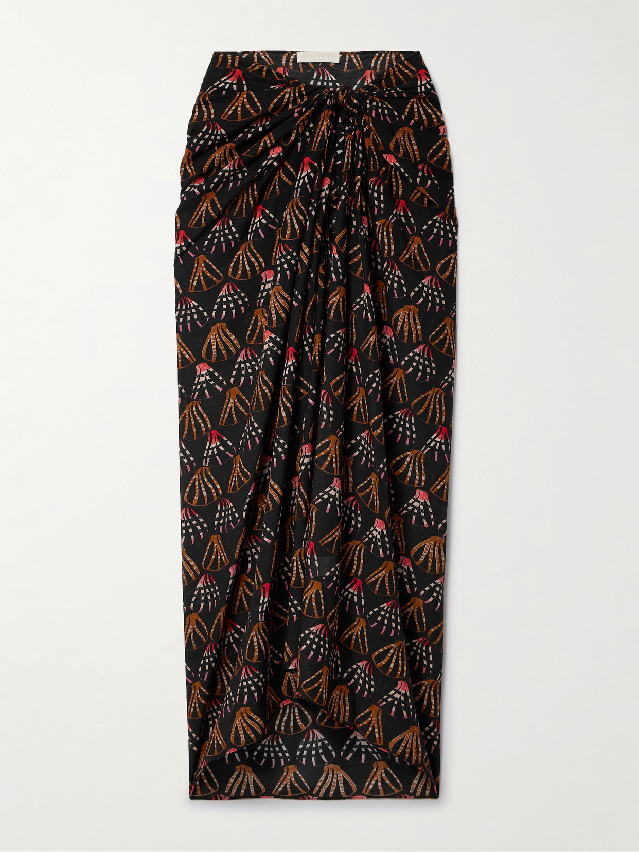 Ulla Johnson - Paz Printed Cotton-blend Voile Pareo - Brown