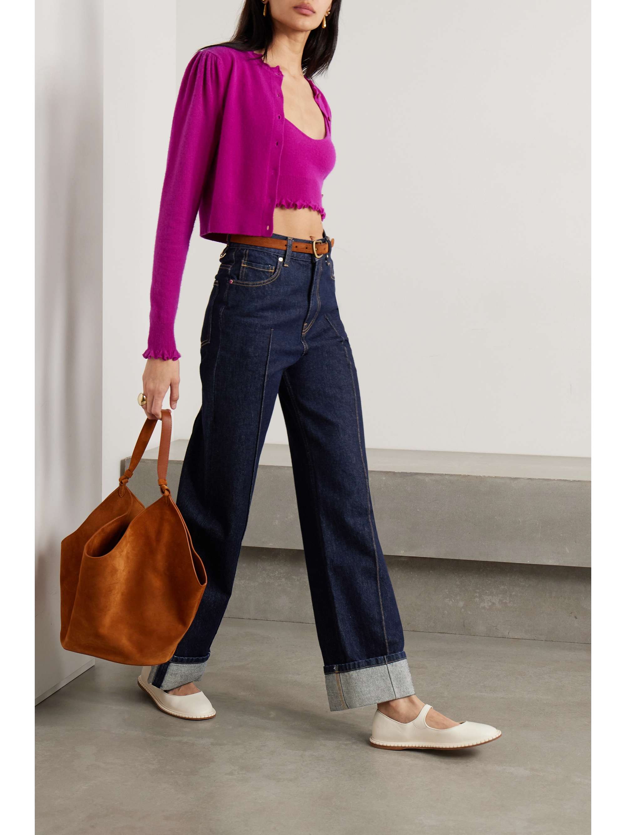 ULLA JOHNSON The Genevieve high-rise straight-leg jeans | NET-A-PORTER