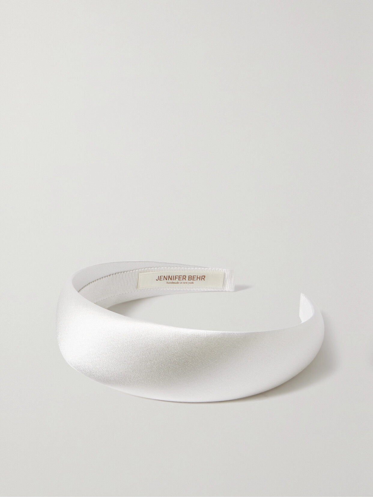 Jennifer Behr + Net Sustain Kate Silk-satin Headband In White