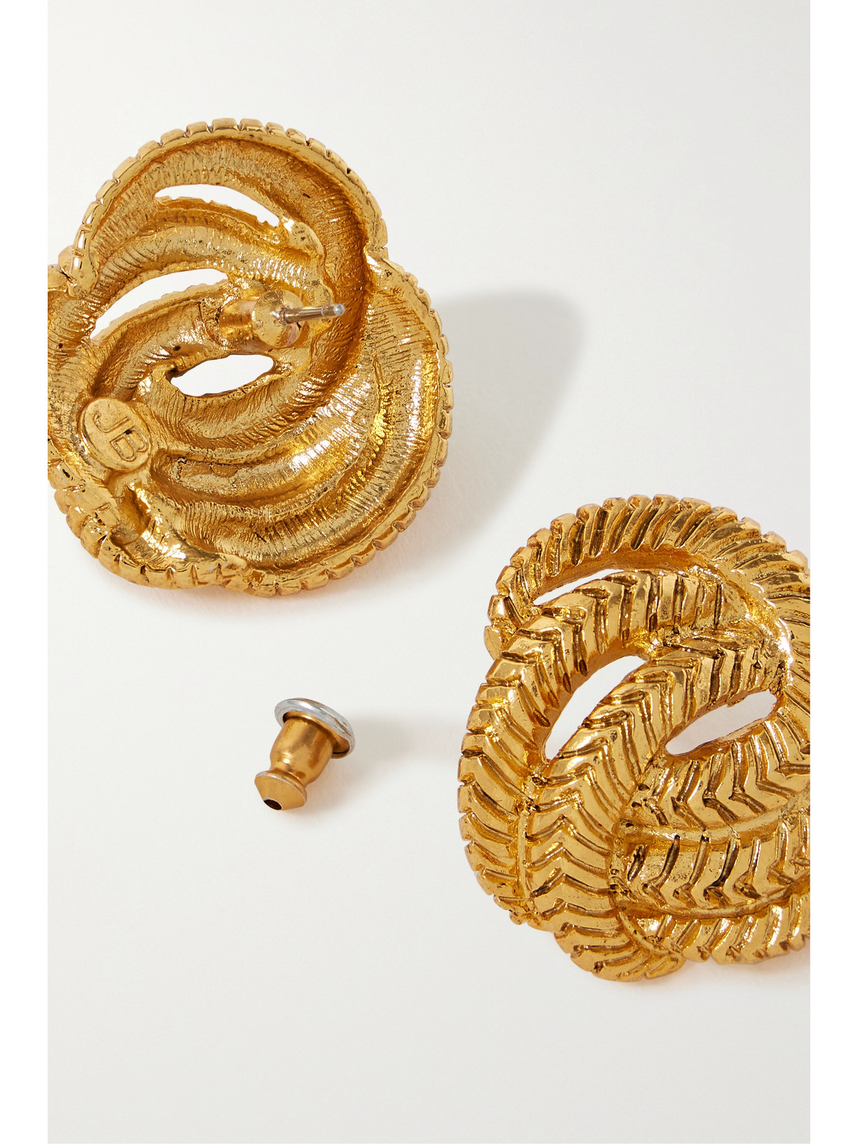 Jennifer Behr Elaina Gold-plated Earrings In Gold