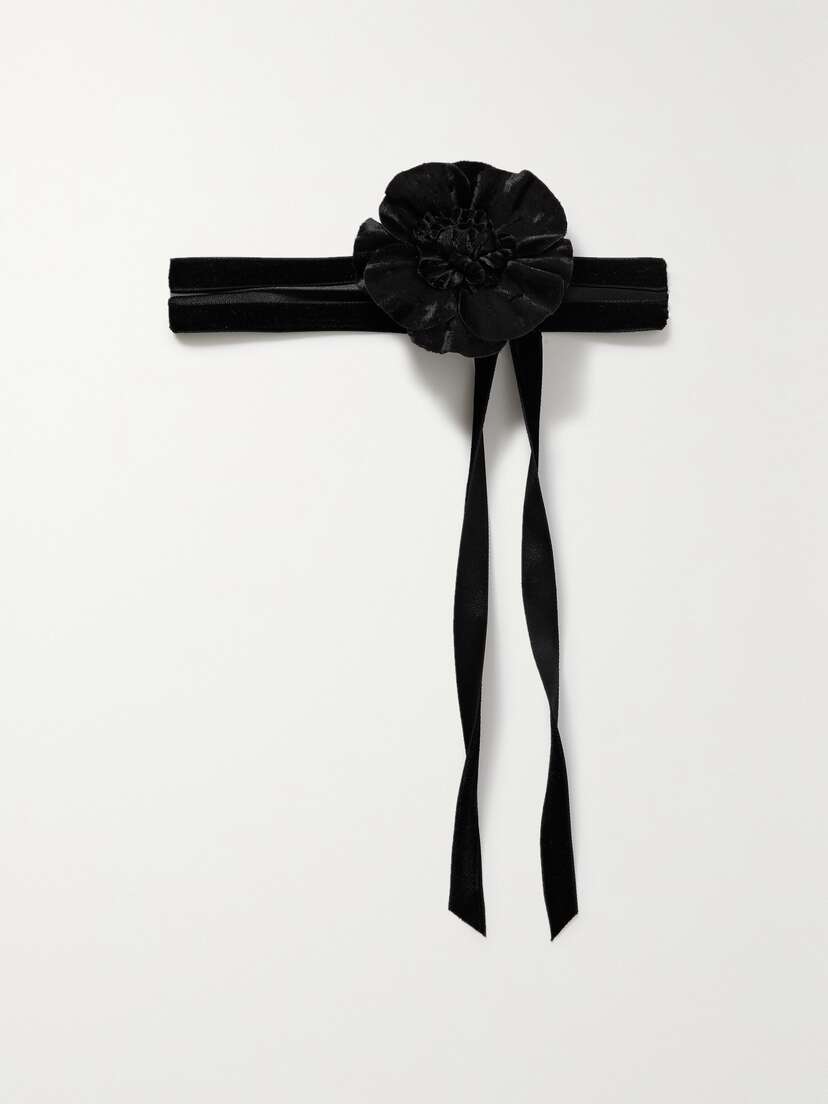 Jennifer Behr Posy Velvet Necklace