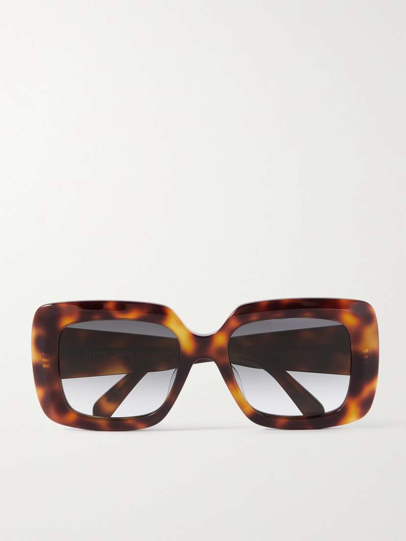 CELINE Eyewear Oversized Square-frame Acetate Sunglasses