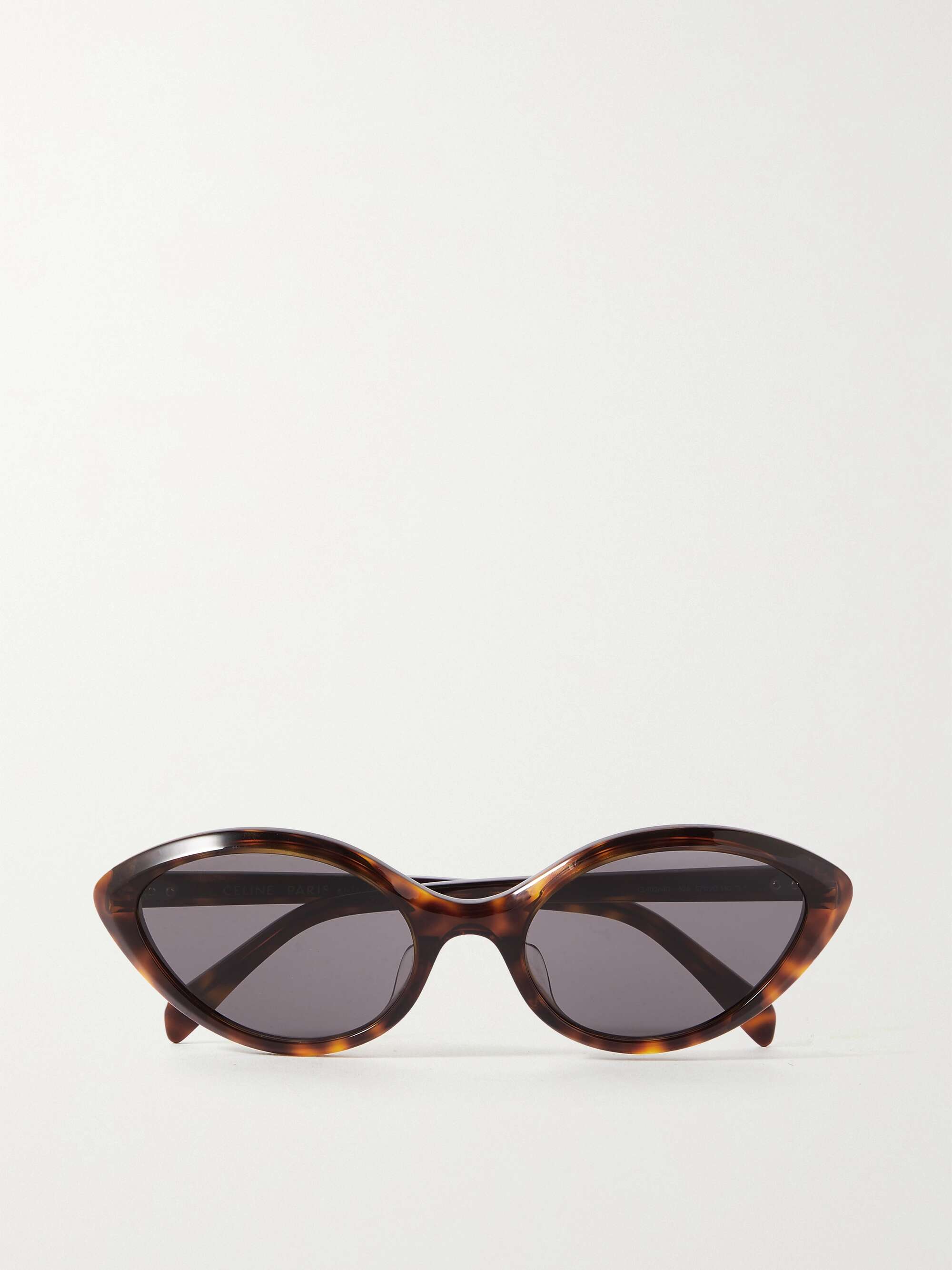 CELINE EYEWEAR Cat-eye tortoiseshell acetate sunglasses | NET-A-PORTER