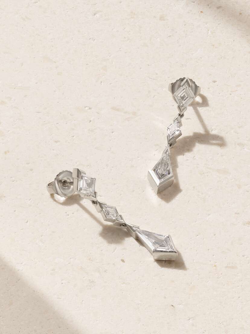 Bayco Platinum Diamond Earrings