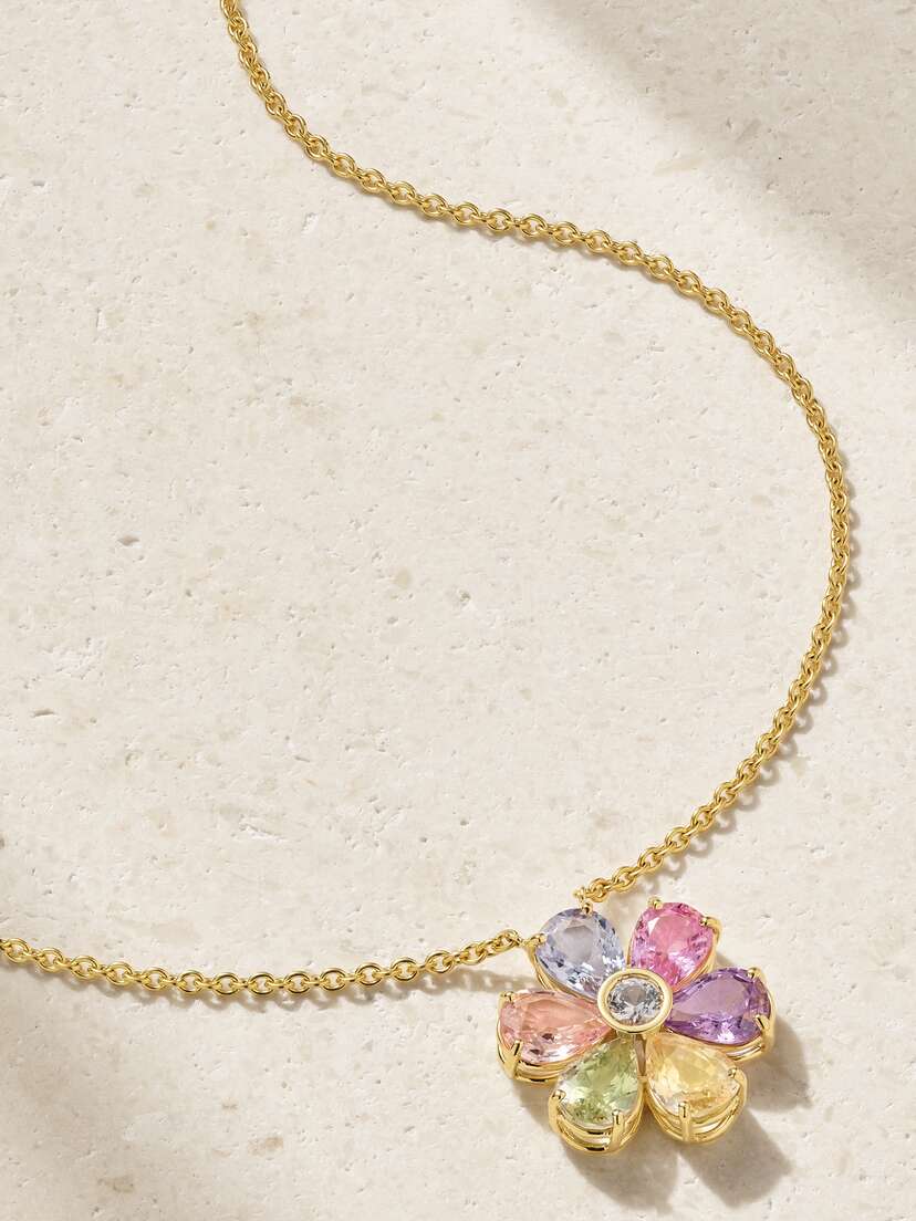 Bayco 18-karat Gold Sapphire Necklace