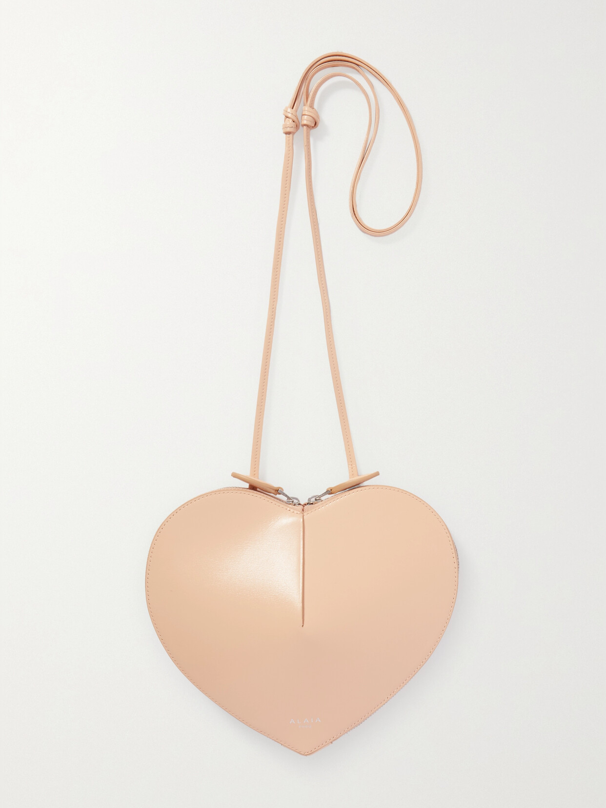 ALAÏA LE COEUR LEATHER SHOULDER BAG