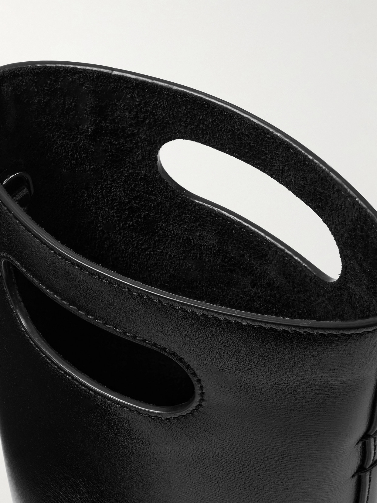 Alaïa Black Small Folded Tote In Black