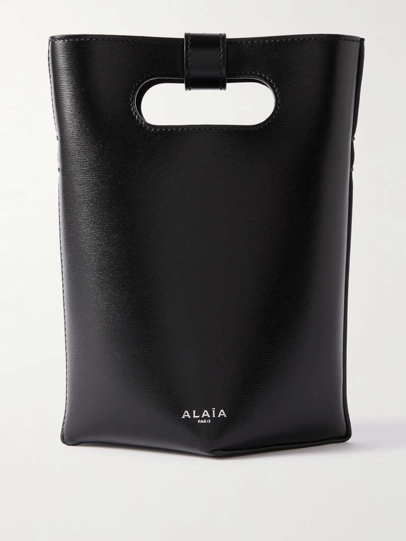 Alaïa Folded Small Leather Tote