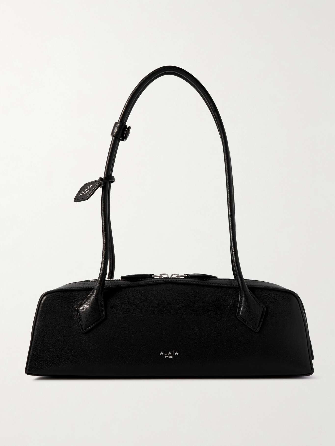 ALAÏA Women's Le Teckel Leather Shoulder Bag Black