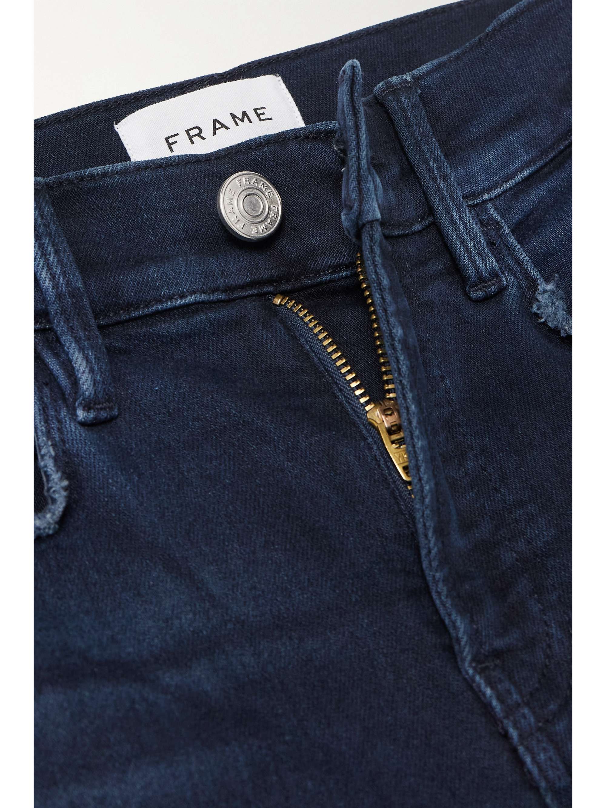 FRAME Le High 仿旧紧身牛仔裤