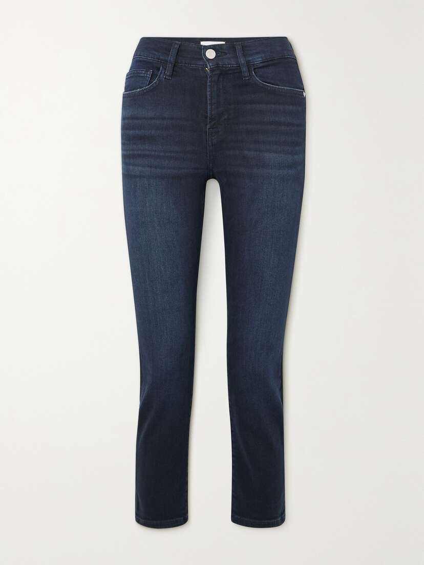 Frame Le High Cropped High-rise Slim-leg Jeans